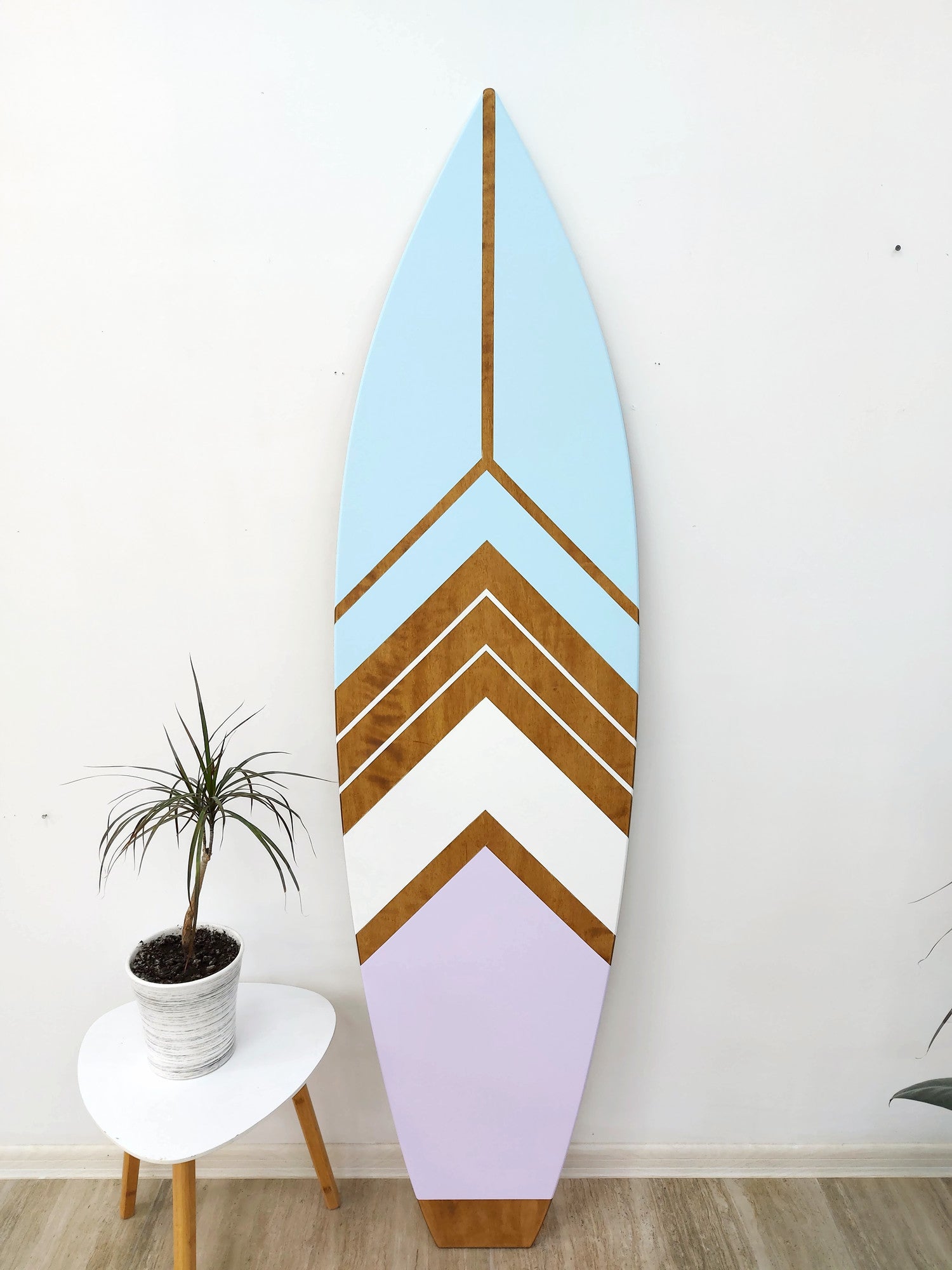  Decorative surfboard boho style