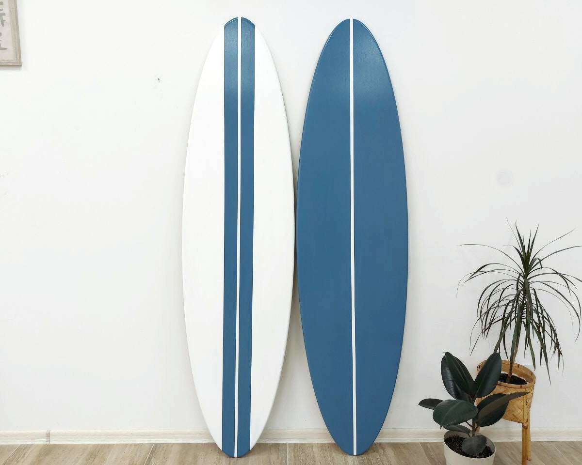 Surfboard wall art décor surf-themed interior design sign