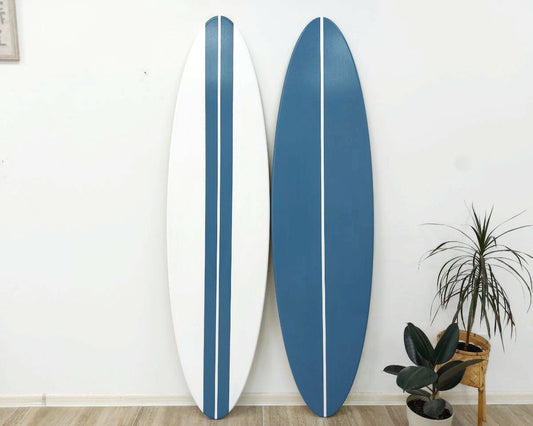 Surfboard wall art décor surf-themed interior design sign