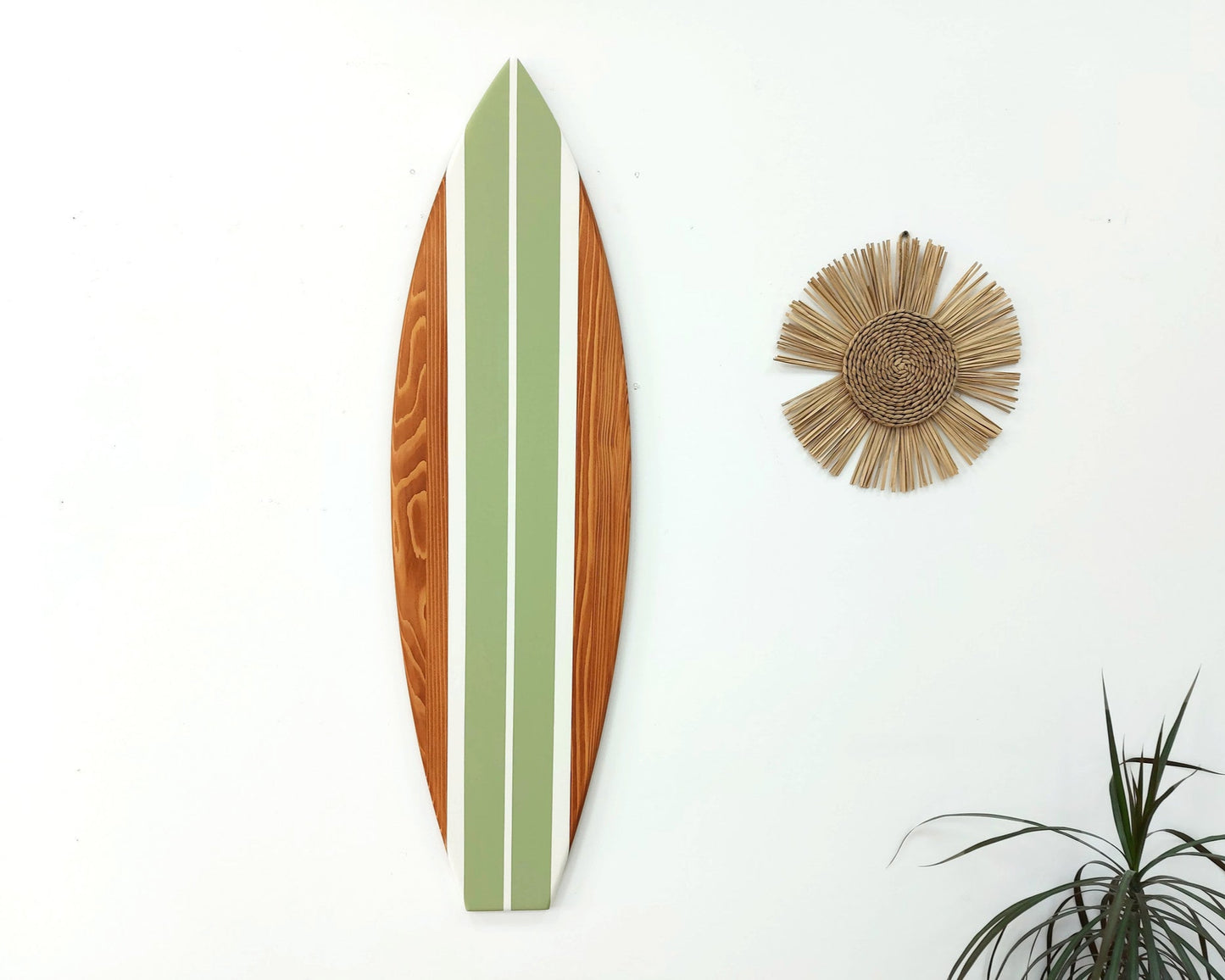 Wooden surfboard wall art decor wooden surf sign beachy themed room