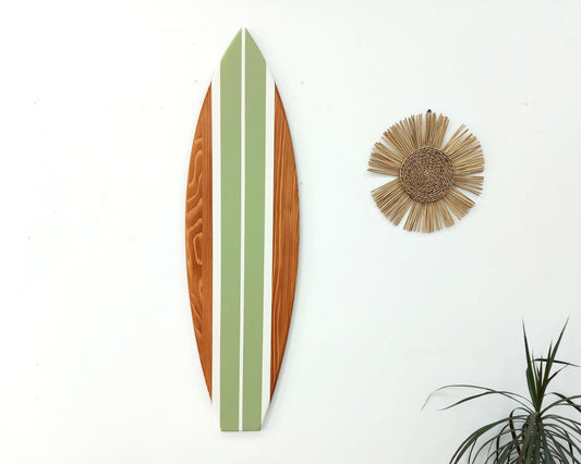 Wooden surfboard wall art decor wooden surf sign beachy themed room